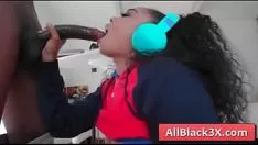 Play Hot ebony tree baby suction teras blackcock - thin thump, cali caliente