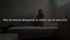 Redare Femeie căsătorită franceză pe un număr real produs de casă