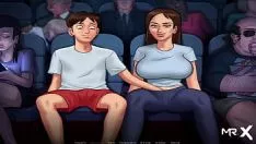 Riproduci Summersaga - gattino che si bacia al cinema in una popolazione con obiettivo e3 #22