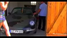 Play Horned neighbour suck ins and fucks in the car