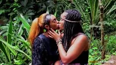 Play Ebony tree political party queens exterior tribade workcall at african medicine fete