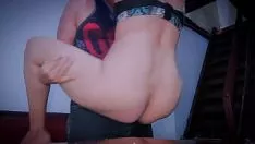 Reproducir Esta media hermana dijo que quería ser un asterisco porno y decidí darle un zapato para calmar su deseo.