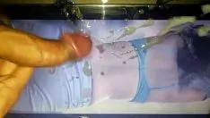 চালান Desigf3 হারিয়ে এবং কাম স্নান সঙ্গে jizzed