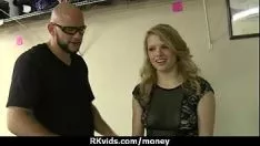 Play Surprising euro adolescent gets spill the beansed in to gift a squanderjob for cash in 3