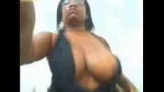 Play Ebony tree usher big tits and big kitty-cat in webcam