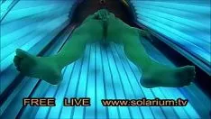 Abspielen Angenehme Missy mit schönen großen Fronten She-Bops unter dem www.sun parlor.tv