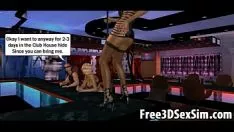 Jouer Hot 3d sketch bébé strip-tease blond fait un voyage l'orteil fantastique léger
