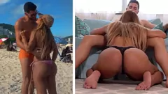 Oynat Brezilyalı MILF Maria'nın Tutkulu Plaj Seks Escapade
