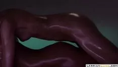 Abspielen Tribadecums.com ⇨ drückte tribade geölten Flogon-Sex aus
